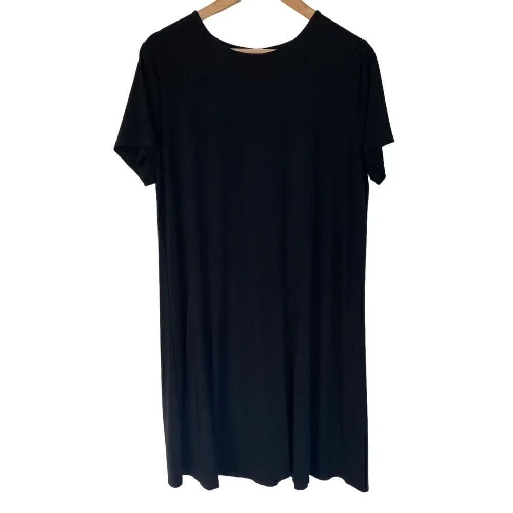 J. Jill whatever collection dress large black shirt sleeve